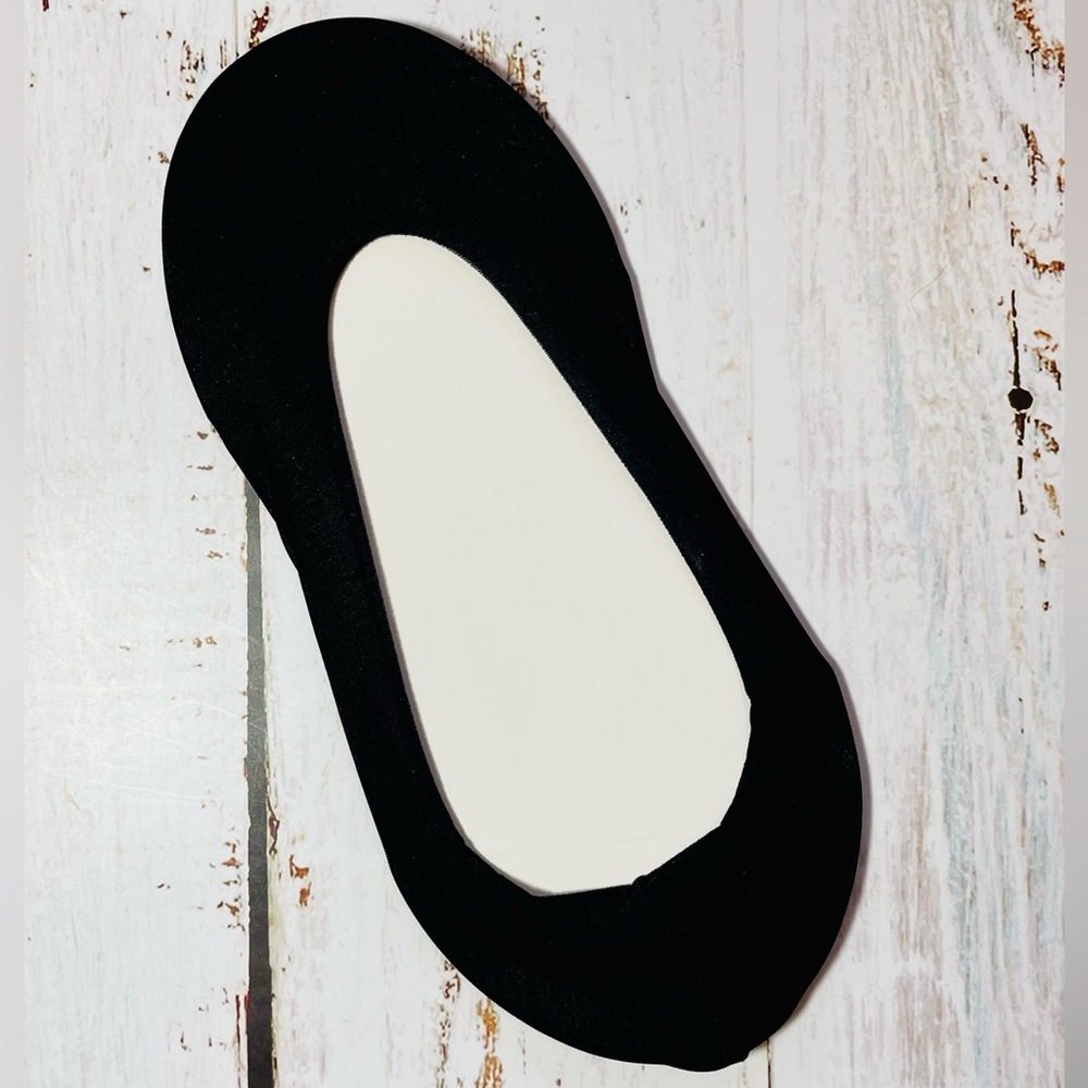Black No-Show Liner Sock